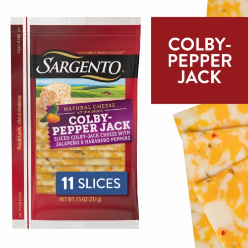 Sargento® Colby-Pepper Jack Sliced Cheese