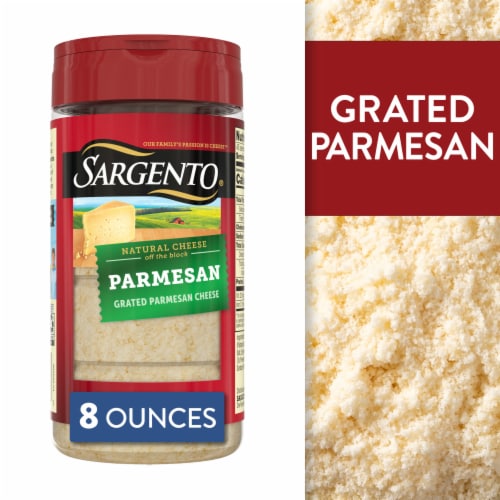 Sargento® Grated Parmesan Cheese Canister Perspective: front