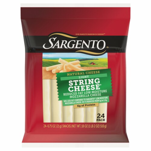 Sargento® Light Mozzarella String Cheese Perspective: front