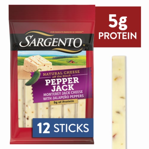 Sargento® Pepper Jack Cheese Sticks Perspective: front