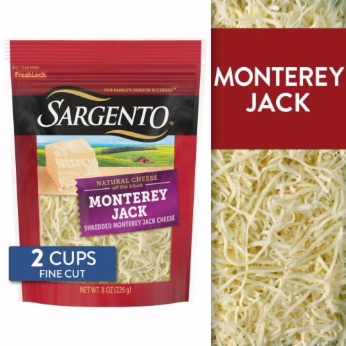 Sargento® Monterey Jack Shredded Cheese Fine Cut