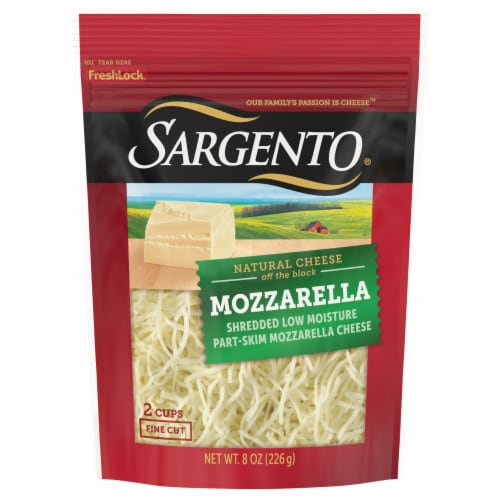 Sargento® Mozzarella Shredded Cheese Fine Cut Perspective: front