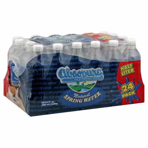 Absopure®  Spring Bottled Water Perspective: front