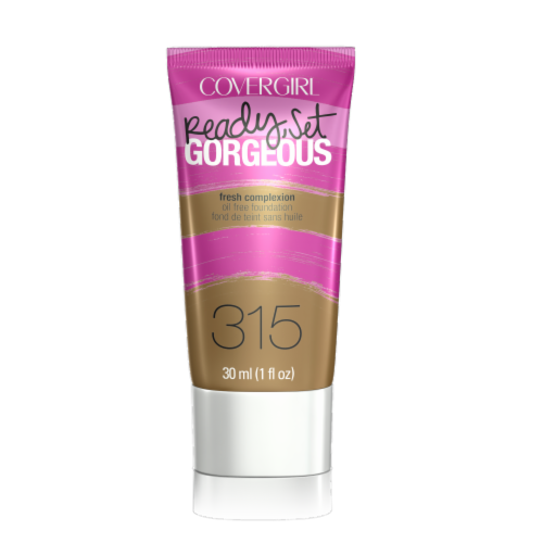 CoverGirl Ready Set Gorgeous 315 Tawny Foundation Perspective: front
