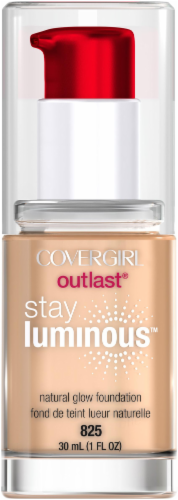 CoverGirl Outlast Stay Luminous Buff Beige 825 Natural Glow Foundation Perspective: front