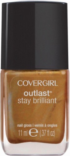 CoverGirl Outlast Stay Brilliant Camel Nail Gloss Perspective: front