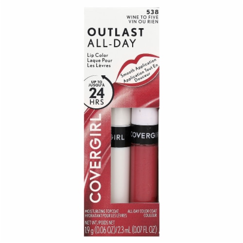 CoverGirl Outlast All-Day Lip Color - 538 Wine to Five Perspective: front