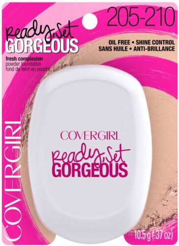 CoverGirl Ready Set Gorgeous Light/medium Powdered Foundation Perspective: front