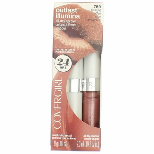 CoverGirl Outlast 760 Twilight Coffee Lip Color Perspective: front