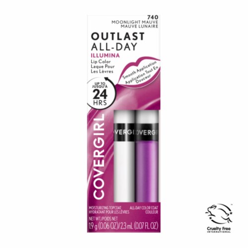CoverGirl Outlast All-Day 740 Moonlight Mauve Lip Color Perspective: front
