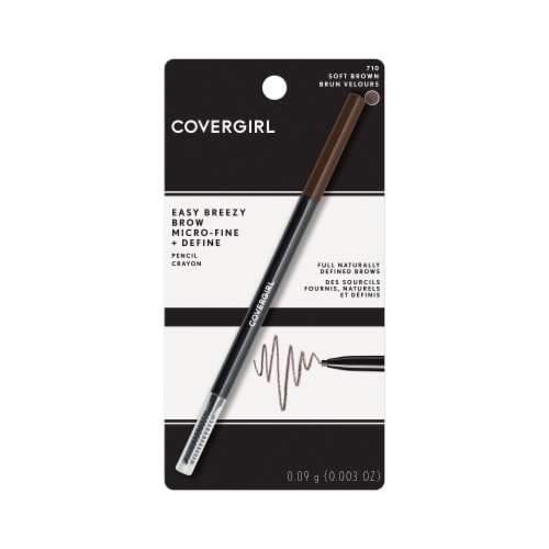 CoverGirl Easy Breezy Brow Soft Brown Pencil Crayon Perspective: front