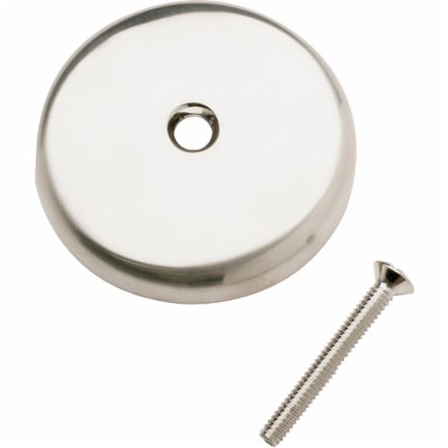Do it One-Hole Chrome Bath Drain Face Plate K820-10PC Perspective: front