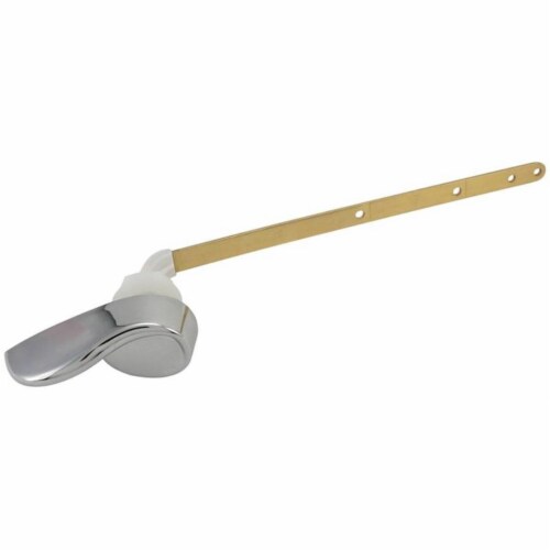 Plumb Pak Flush Lever Silver Chrome Plated Plastic For Universal - Total Qty: 1; Each Pack Perspective: front