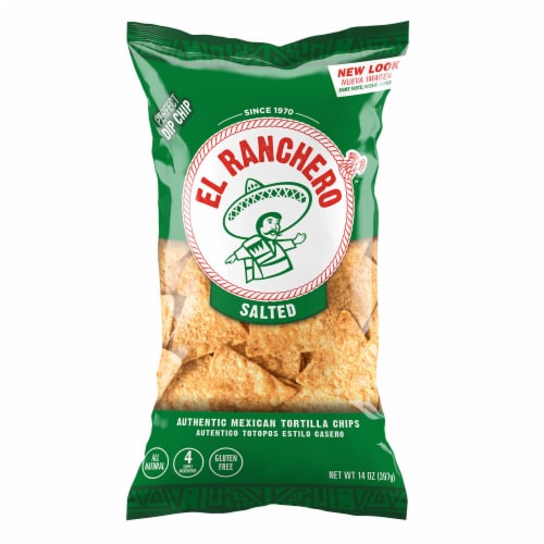 El Ranchero™ Salted Tortilla Chips Perspective: front