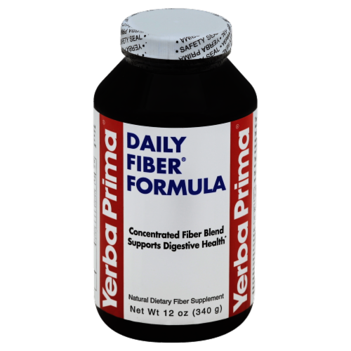 Yerba Prima Daily Fiber Formula Powder Perspective: front