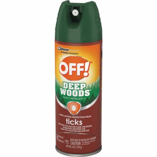 Deep Woods Off 6 Oz. Tick Repellent Aerosol Spray 1627 Perspective: front