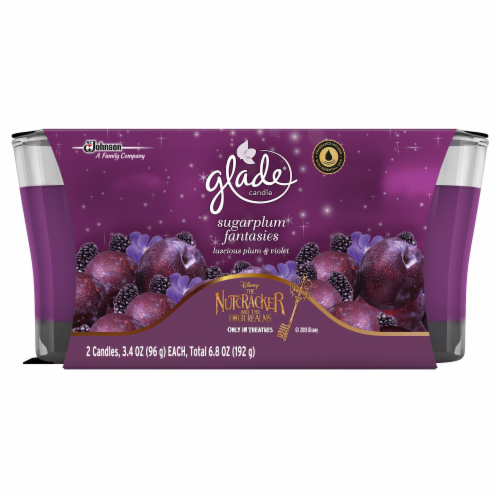 Glade Candle Sugarplum Fantasies Twin Pack Perspective: front