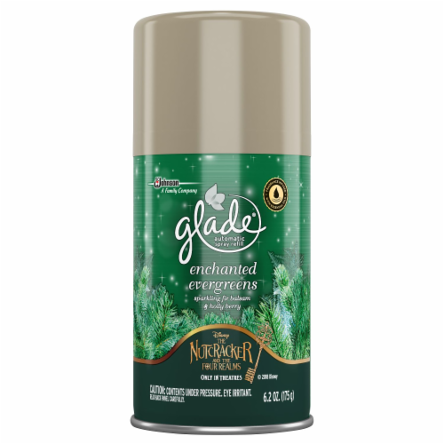 Glade Automatic Spray Refill Enchanted Evergreens Perspective: front