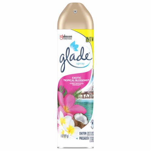 Glade® Exotic Tropical Blossoms™ Room Spray Air Freshener Perspective: front