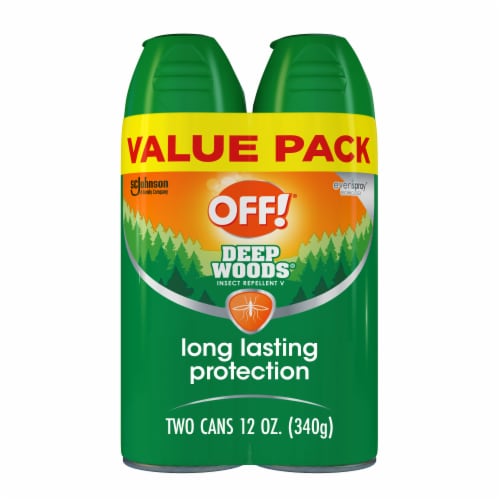 OFF!® Deep Woods® Long Lasting Bug Spray & Insect Repellant Perspective: front