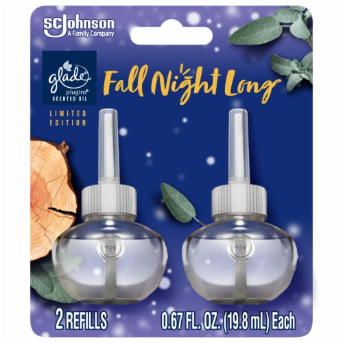 Glade® PlugIns® Fall Night Long Scented Oil Refills, 2 ct / 0.67 fl oz -  Gerbes Super Markets