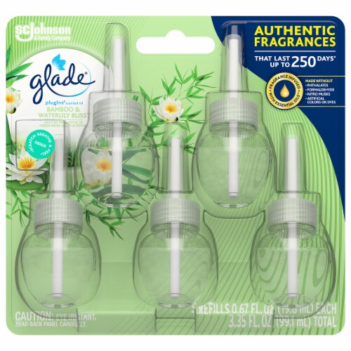 Glade Bamboo & Water Lily Bliss PlugIns Secented Oil Perspective: front