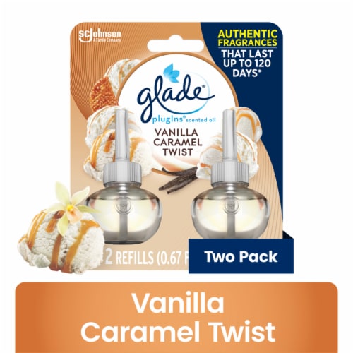 Glade® PlugIns® Scented Oil Refills Air Freshener Vanilla Caramel