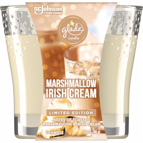 Glade® Marshmallow Irish Cream Candle Perspective: front