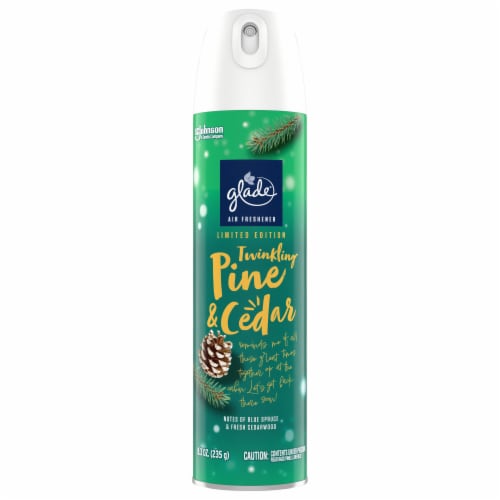 SC Johnson Glade® Twinkling Pine & Cedar Automatic Spray Refill Perspective: front