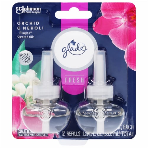 Glade® Fresh Orchid & Neroli PlugIns® Scented Oils Perspective: front