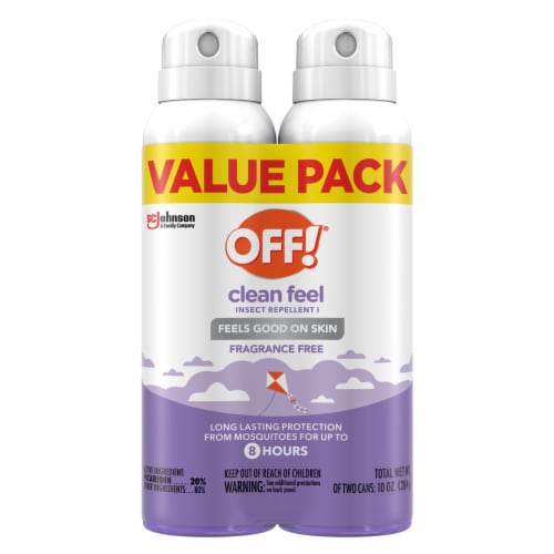 Off!® Clean Feel Fragrance Free Insect Repellant Perspective: front