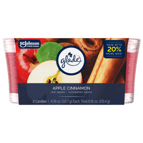 Glade® Candle - Apple Cinnamon Perspective: front