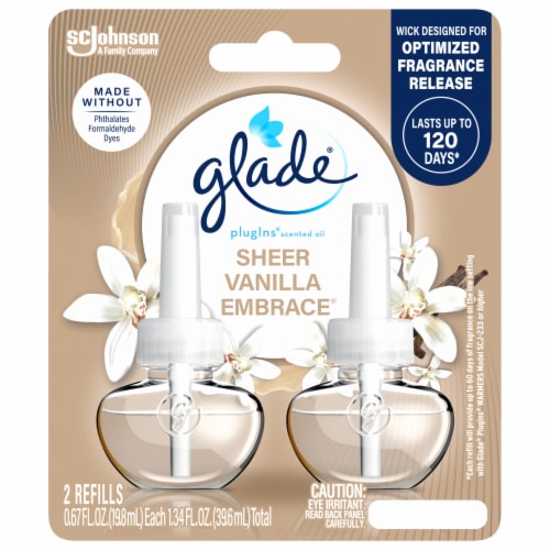 Glade PlugIns Scented Oil Refill Cashmere Woods, Essential Oil