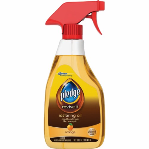 Pledge Expert Care 16 Oz. Restoring Orange Oil Wood Cleaner 26363 Perspective: front