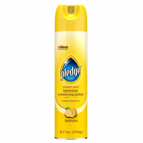 Pledge® Expert Care™ Lemon Enhancing Polish Spray Perspective: front