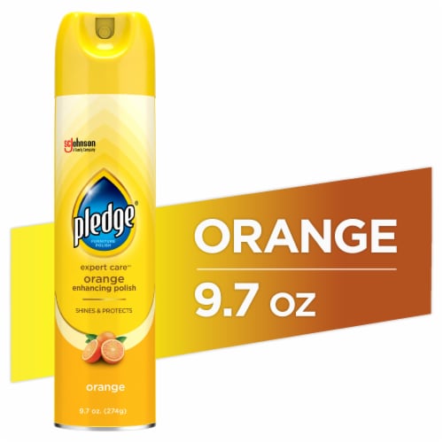 Pledge® Beautify It Orange Enhancing Polish Perspective: front
