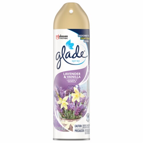Glade Lavender & Vanilla Spray Perspective: front