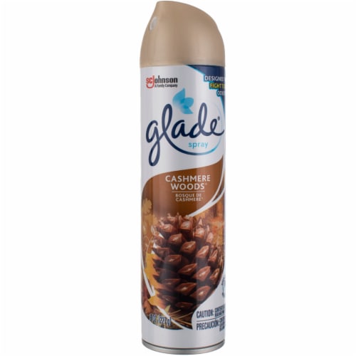 Glade® Cashmere Woods® Room Spray Air Freshener Perspective: front