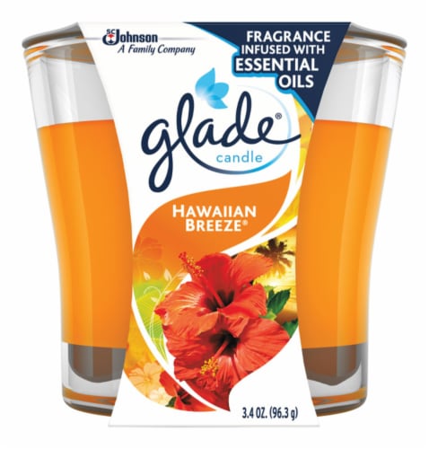Glade Hawaiian Breeze Candle Perspective: front