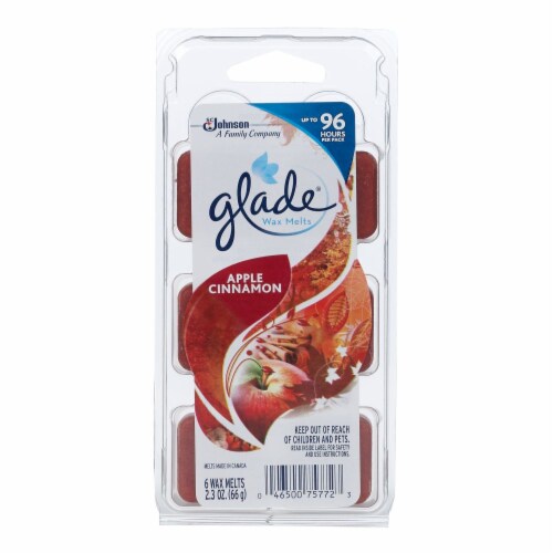 Glade Apple Cinnamon Wax Melts Air Freshener Refill Perspective: front
