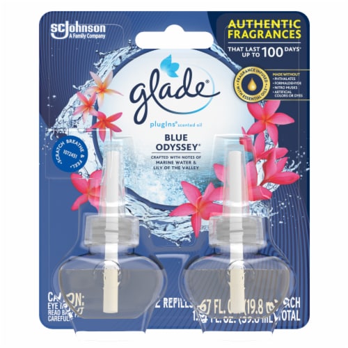 Glade PlugIns Scented Oil Blue Odyssey Refills Perspective: front