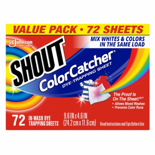 Shout Color Catcher Sheets Perspective: front