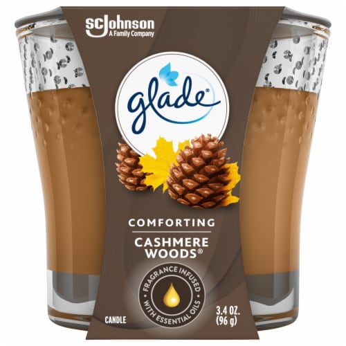 Glade® Comforting Cashmere Woods® Jar Candle