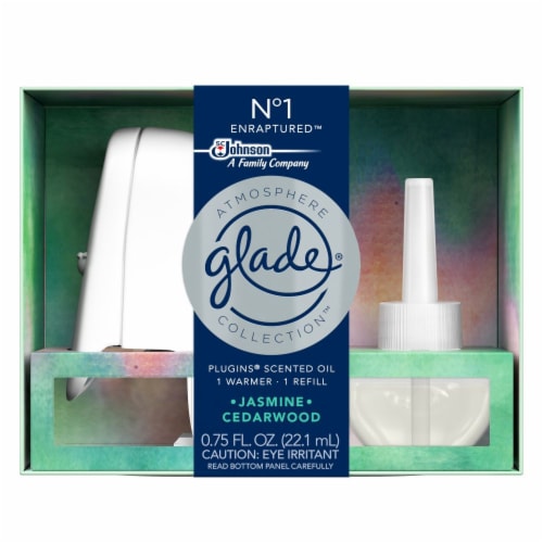 Glade Oil Warmer + Refill No. 1 Jasmine And Cedarwood Perspective: front