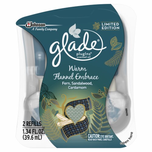 Glade PlugIns Warm Flannel Embrace Refills Perspective: front