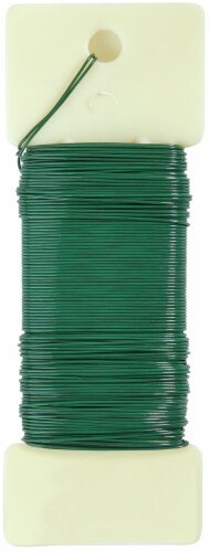 24 Pack: 26 Gauge Green Floral Wire with Cutter by Ashland