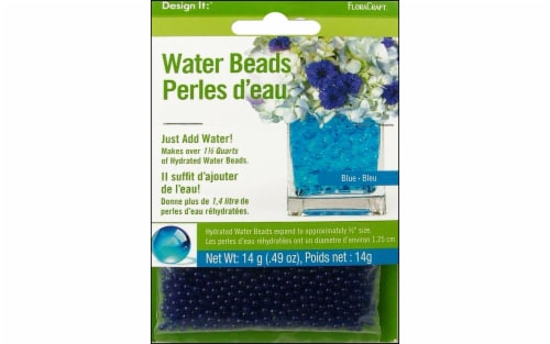 FloraCraft Water Beads Dehydrated - Blue, .49 oz - Fry's Food Stores