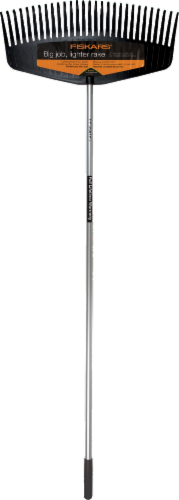 Fiskars Leaf Rake Cushioned Grip Perspective: front