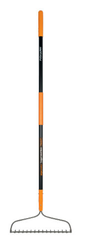 Fiskars® Fiberglass Bow Rake Perspective: front