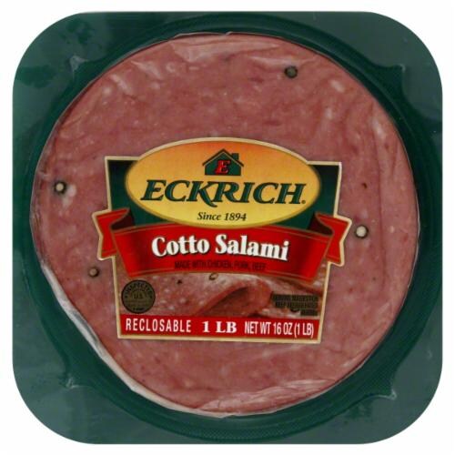 Eckrich Cotta Salami Perspective: front